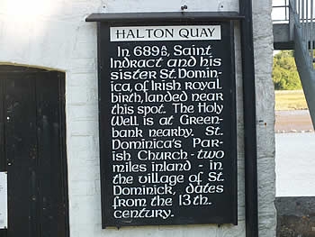 Photo Gallery Image - Plaque at Halton Quay